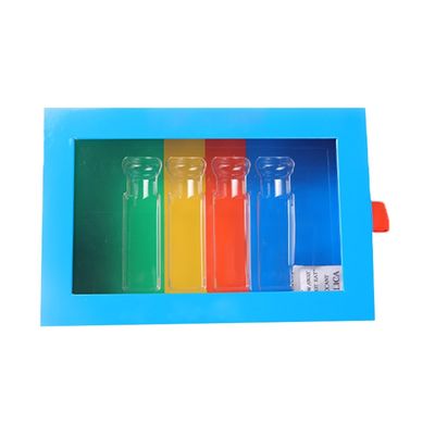 CMYK Color Handmade Fragrance Gift Box With 4 Cavities Clear PET Window