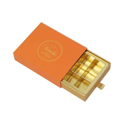 3X4 Dividers Pull Out Gift Box Gold Stamping Logo Multifunctional