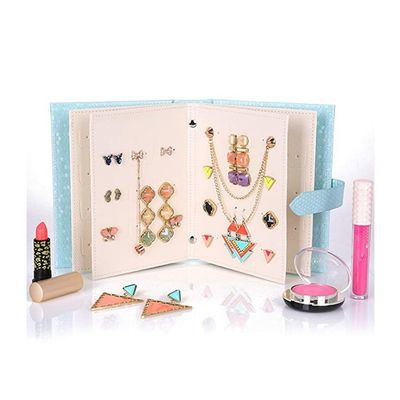 19*14*4.5cm Portable Travel Jewelry Case
