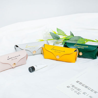 Waterproof Portable Lipstick Storage Case 13*4*6cm Gold Stamping Logo