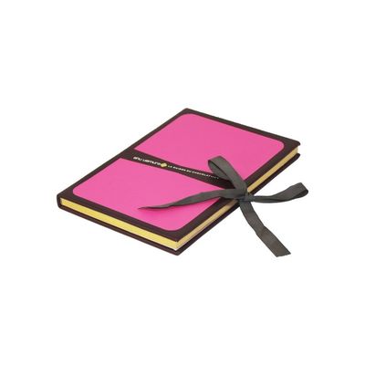Customized Bowknot Hardcover Lined Journal For Notes Sketching