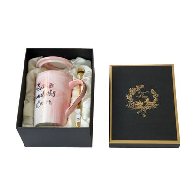 Rigid Paper Stamping Logo Set Up Gift Box For Coffee Mug Suite