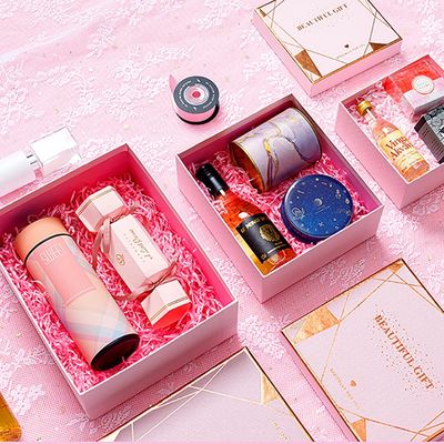 Delicated Art Paper Rigid Gift Box With Lid For Handmade Soap Cosmetic