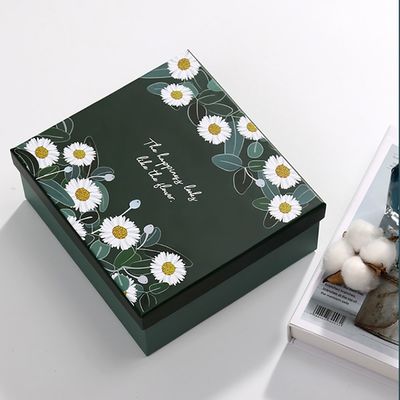 Decorative Custom Rigid Lid And Base Cardboard Gift Boxes For Snack Package