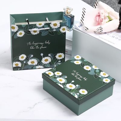 Decorative Custom Rigid Lid And Base Cardboard Gift Boxes For Snack Package