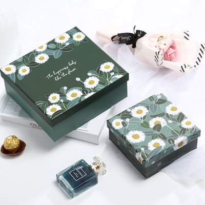 Decorative Custom Rigid Lid And Base Cardboard Gift Boxes For Snack Package