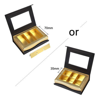 6 Lattices Custom Printed Small Cardboard Presentation Gift Boxes For Chocolates