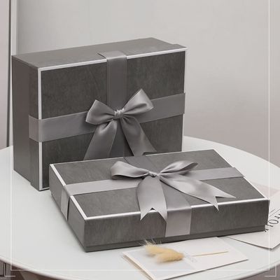 Customized Pantone Color Large Rectangle Gift Box With Lids Scarf Gift Box