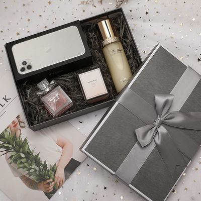 Customized Pantone Color Large Rectangle Gift Box With Lids Scarf Gift Box