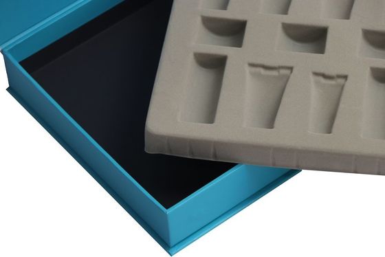 ISO9001 Multipurpose Use Boxes Shaped Like Books , Blue Magnetic Gift Box