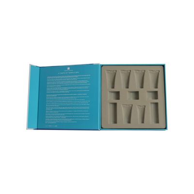ISO9001 Multipurpose Use Boxes Shaped Like Books , Blue Magnetic Gift Box