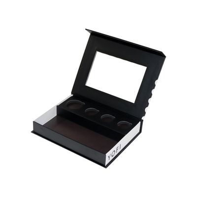 Customized Magnetic Closure Storage Box , Magnetic Lid Gift Box Multifuntional With Mirror