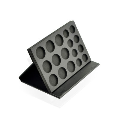 Adjustable Angle Empty Eyeshadow Palette Black Foldable OEM Service