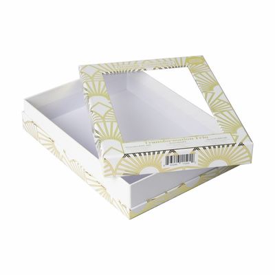 PET Tray 100% Recycled Make Up Gift Boxes With Clear Window