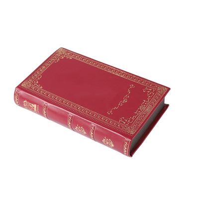 Red Book Shape Perfume Gift Boxes 21*13*4cm With Magnetic Lid And EVA Insert
