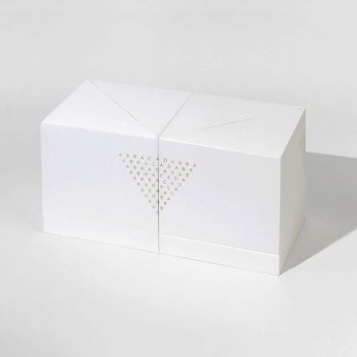 Magnetic Cubic Perfume Gift Boxes , Double Door Gift Box Customized  Size