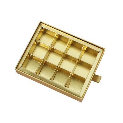 3X4 Dividers Pull Out Gift Box Gold Stamping Logo Multifunctional