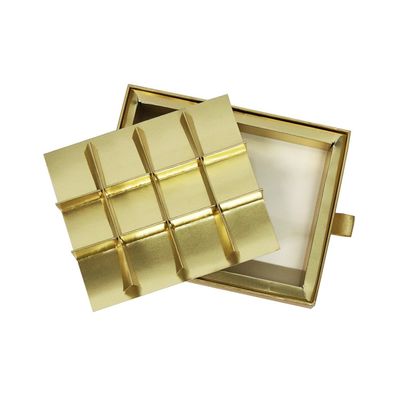 3X4 Dividers Pull Out Gift Box Gold Stamping Logo Multifunctional