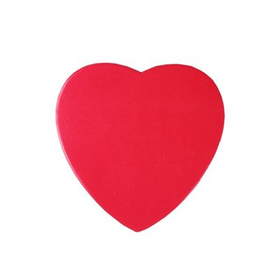 CMYK 19*19*3.8cm Chocolate Gift Packaging Boxes , Empty Heart Shaped Chocolate Boxes