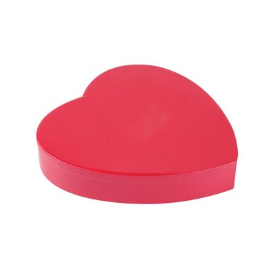 CMYK 19*19*3.8cm Chocolate Gift Packaging Boxes , Empty Heart Shaped Chocolate Boxes