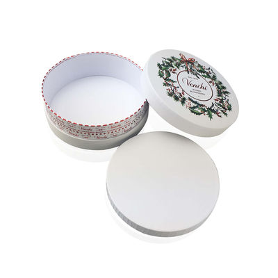 White Customized Chocolate Gift Packaging Boxes Detachable Lid