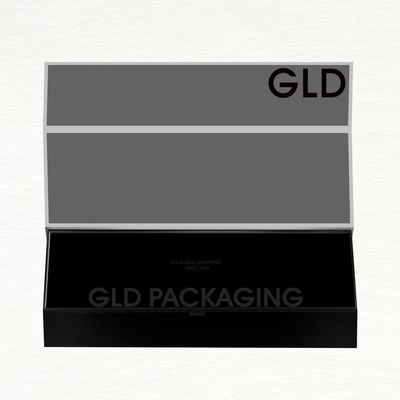 Magnetic Closure Grey Wine Gift Packaging Boxes With Hinged Lid