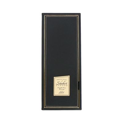 Recycled Cardboard Wine Gift Packaging Boxes , Single Wine Bottle Box Slide Out Black