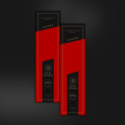 Drawer Style One Bottle Wine Gift Packaging Boxes CMYK Color