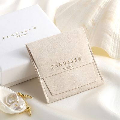 Chic Small Cardboard Jewelry Packaging Box Slide Open With Satin Puller