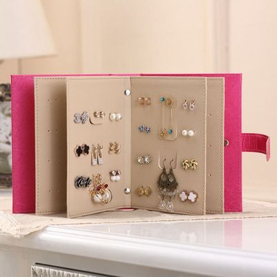 19*14*4.5cm Portable Travel Jewelry Case