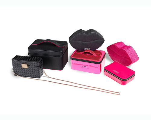 Multifunctional Cosmetic Makeup Leather Vanity Case For Skin Care Products