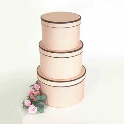 ISO9001 Certification Round Flower Bouquet Gift Box Assorted Sizes