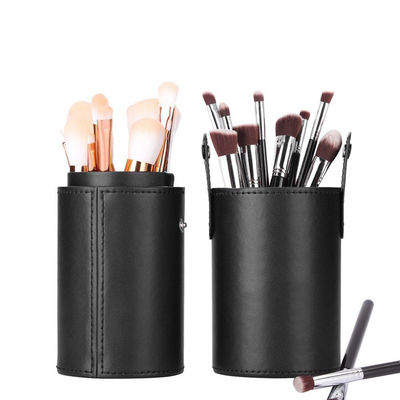Multipurpose Use Makeup Brush Roll Matte Black Large Capacity 3*3*9 Inch