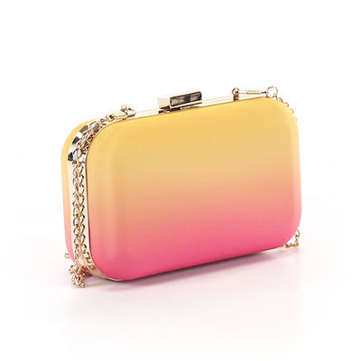 Clip Closure Dual Use Shoulder Messenger Evening Clutch Bag For Cocktail Party