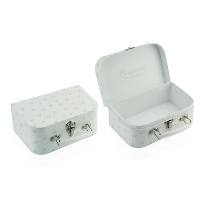 Customized Printing Cardboard Paper Packaging Suitcase Gift Box For Birthday Party