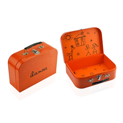 Customized Printing Cardboard Paper Packaging Suitcase Gift Box For Birthday Party